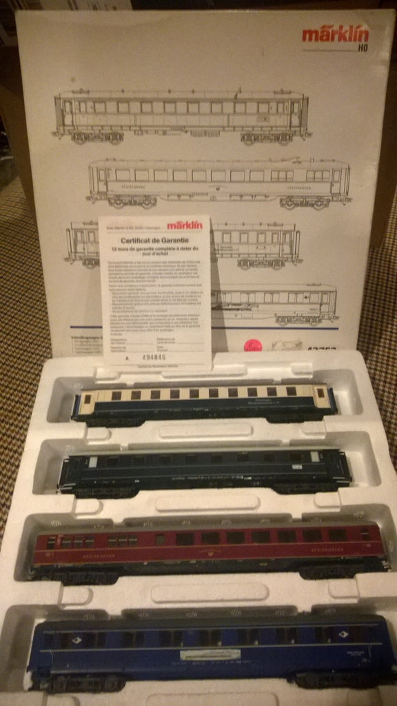 Marklin "Insider Tour '96" Express Passenger Car Set 42752